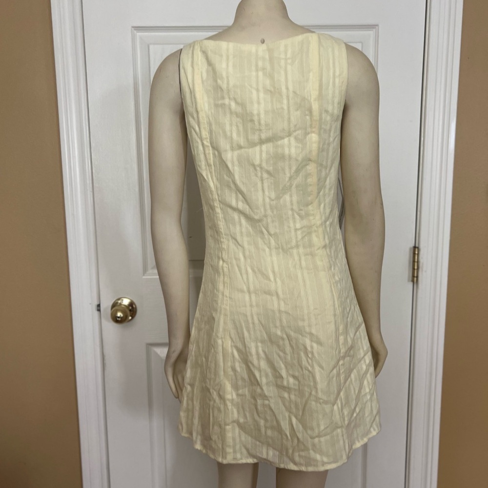 Mimsie Embroidered Mini Dress Lemon - Picture 12 of 13